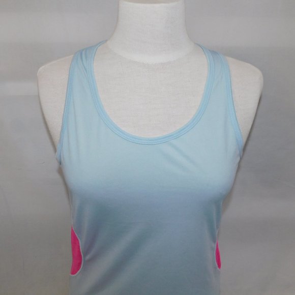 Xersion Womens S Light Blue Pink Tank Top - Picture 4 of 7